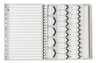Marbig Dividers Index A4 Black And White 1-10 Tab
