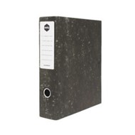 Marbig Lever Arch Box File Mottle Board Black