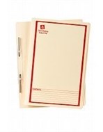 Avery 86514 Spiral Spring Action File Foolscap Red On Buff