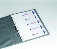 Avery 930112 L7452-6 Indexmaker A4 With Easy Apply Labels 6 Tabs