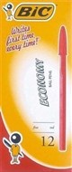Bic Economy Ballpoint Pens Fine Red Box 12