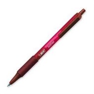 Bic Softfeel Retractable Ballpoint Medium Red Box 12