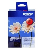 Brother Lc-39Bk2Pk Inkjet Cartridge Black Pack 2