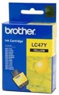 Brother Lc-47Y Inkjet Cartridge Yellow