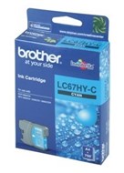 Brother Lc-67Hyc Inkjet Cartridge High Capacity Cyan