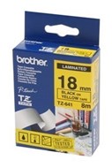 Brother Tze-641 Labelling Tape Black On Yellow 18Mm X 8M
