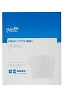 Bantex Heavy Duty Anti Glare Sheet Protectors A4 Copysafe Box 100