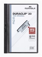 Durable Duraclip Files Portrait 30 Sheet Capacity A4 Black