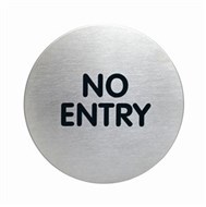 Durable Signage No Entry 83Mm