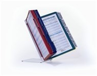 Durable Vario Desk Display System A4 With 20 Panels 5 Colour Panels