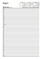 Collins 18M4 Financial Year Diary A5 Day To Page Green