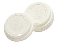 White Lid To Suit 8Oz Cup Box 1000