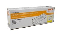 Oki 42127409 C5100 / 5300 Toner Cartridge Yellow