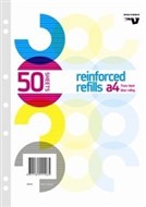 Victory Reinforced Loose Leaf Refills A4 Pack 50