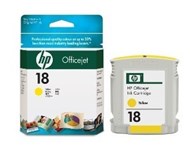Hp C4939A No 18 Ink Cartridge Yellow