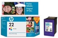 Hp C9352Aa No 22 Ink Cartridge Tri Colour
