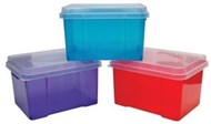 Italplast I 307Tpk 32 Litre Tint Pink Storage Box With Transparent Lid