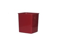 Italplast I 80Bur Tidy Bin 15 Litre Burgundy