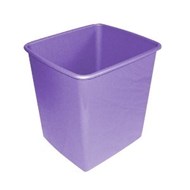 Italplast I 80Tpr Tinted Coloured Tidy Bin 15 Litre Tint Purple