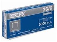 Rapid 26/6 6Mm Staples Box 5000