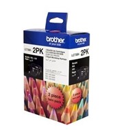 Brother Lc-73Bk 2Pk Inkjet Cartridge Black Twin Pack