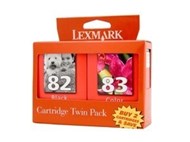 Lexmark No 82 And 83 Inkjet Cartridge Pack 2
