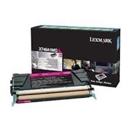 Lexmark X746A1Mg Laser Toner Cartridge Magenta