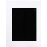 Naga Glassboard Meeting Board 60 X 80Cm Black