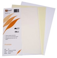 Quill Pinstripe Paper A4 100Gsm Ivory Pk 100