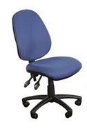 Ys Design 08A Typist Chair With Arms. Blue