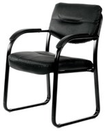 Ys Design Client Leather Visitor Chair