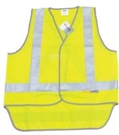 Zions Day/Night Hi Vis Safety Vest Large Yellow