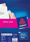 Quick Peel White Laser Labels