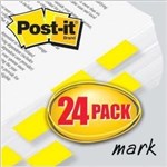 3M 680524Cp PostIt Flags Cabinet Pack Yellow Pack 24