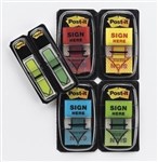 3M 680Sh4Va PostIt Flag Value Pack Sign Here With Bonus Flags