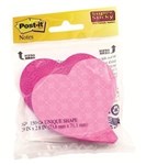3M 7350Hrt PostIt Super Sticky Heart Shape Pack 2