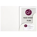 Marbig A5 Presentation Folder Gloss White 10 Pk