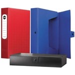 Marbig Box File A4 Pp With Button 80Mm Blue