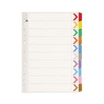 Marbig Dividers Index A4 Colour 10 Tab