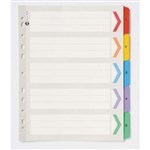 Marbig Dividers Index Extra Wide A4 Colour 15 Tab