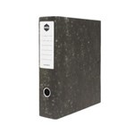 Marbig Lever Arch Box File Mottle Board Black