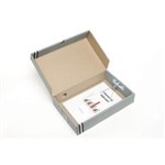 Marbig Box File Foolscap 80 X 235 X 385Mm Grey