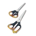 Marbig Office Scissors Amber Handle 158Mm