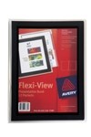 Avery 47689 Flexiview Presentation Book 12 Pocket Black