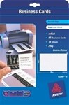 Avery 936223 C32096 Quick Clean Business Cards Inkjet Matt Linen Finish 250Gsm Pack 80