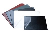 Bantex Desk Pad With Clear Corners Black 490 X 650Mm