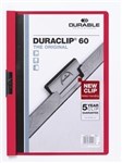 Durable Duraclip Files Portrait 60 Sheet Capacity A4 Red