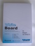 Colourful White Pasteboard A4 3 Sheet Pack 100