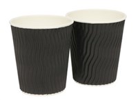 Ripple Double Wall Coffee Cup 335Ml 12Oz Brown Box 500