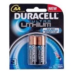 Duracell Battery Ultra Lithium Aa Pk2